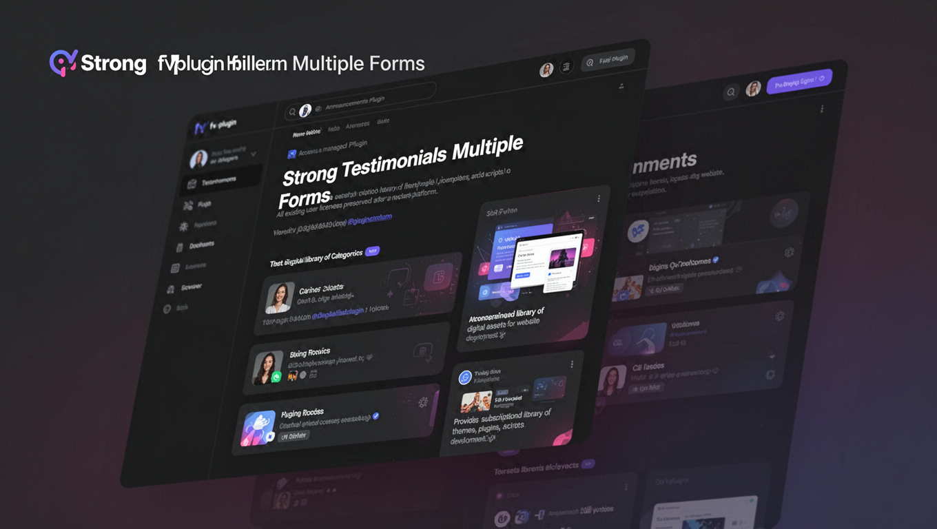 Preview of Strong Testimonials Multiple Forms
