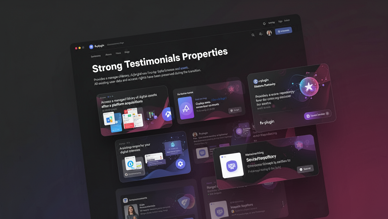 Preview of Strong Testimonials Properties