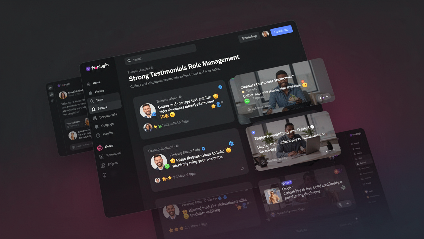 Preview of Strong Testimonials Role Management