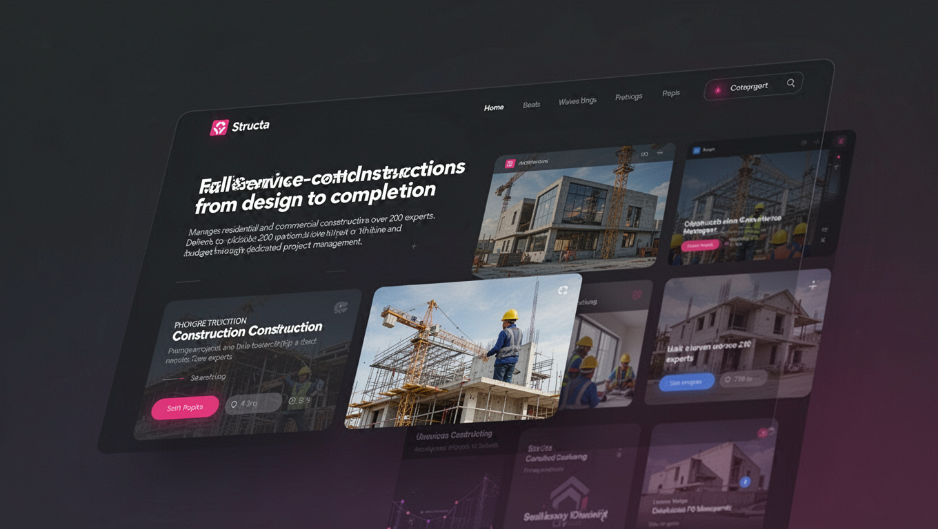 Preview of Structa – Construction & Industry WP Theme