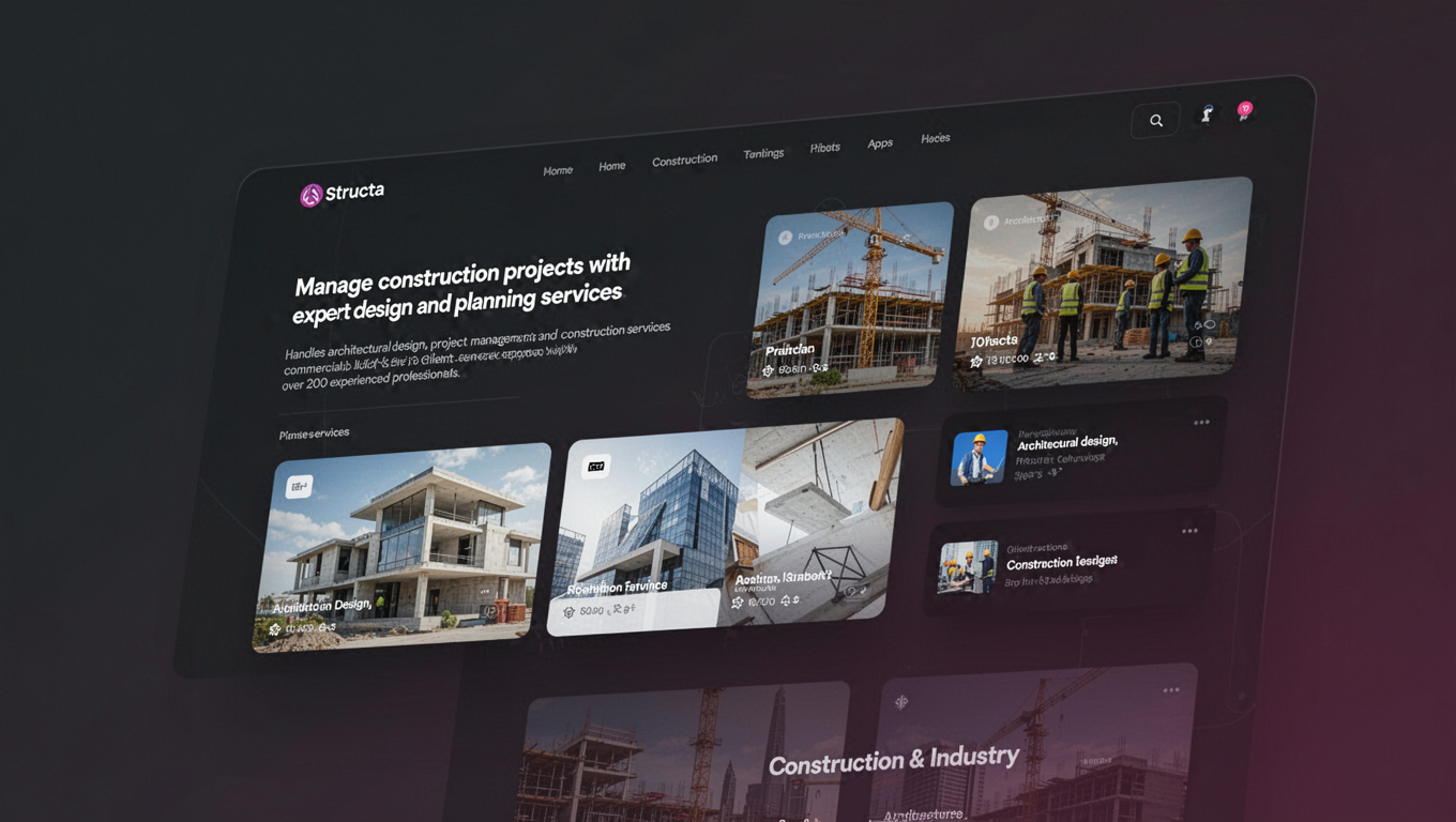 Preview of Structa – Construction & Industry WP Theme