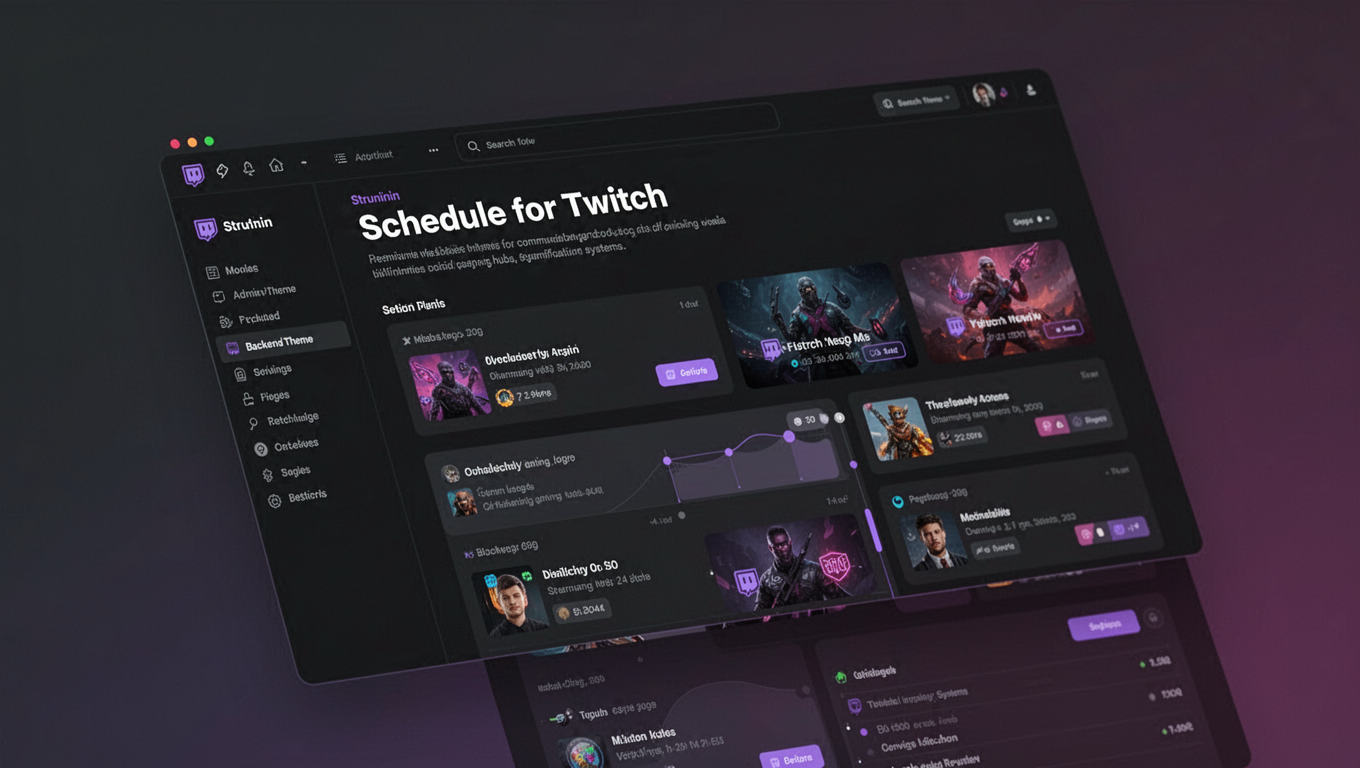 Preview of Struninn - Schedule for Twitch