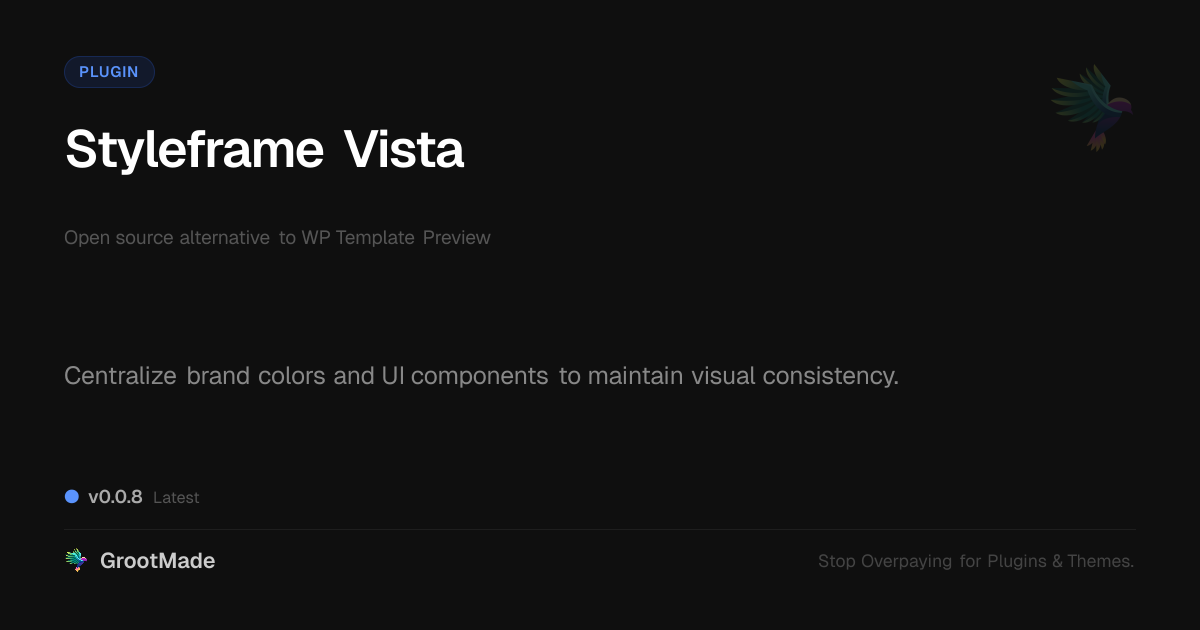 Preview of Styleframe Vista