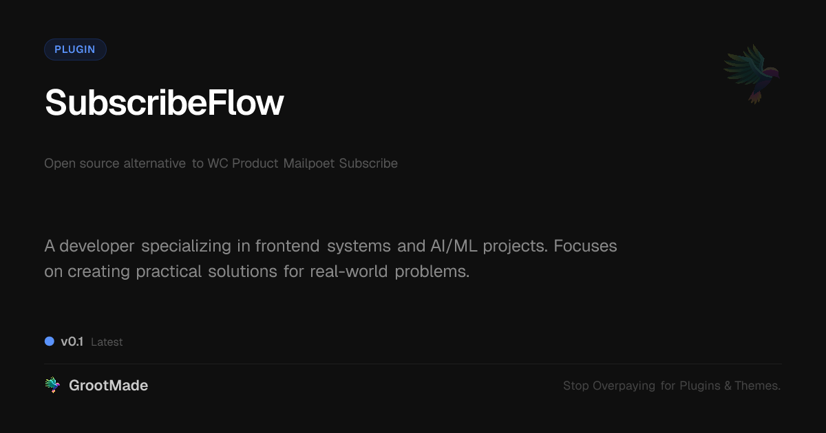 Preview of SubscribeFlow
