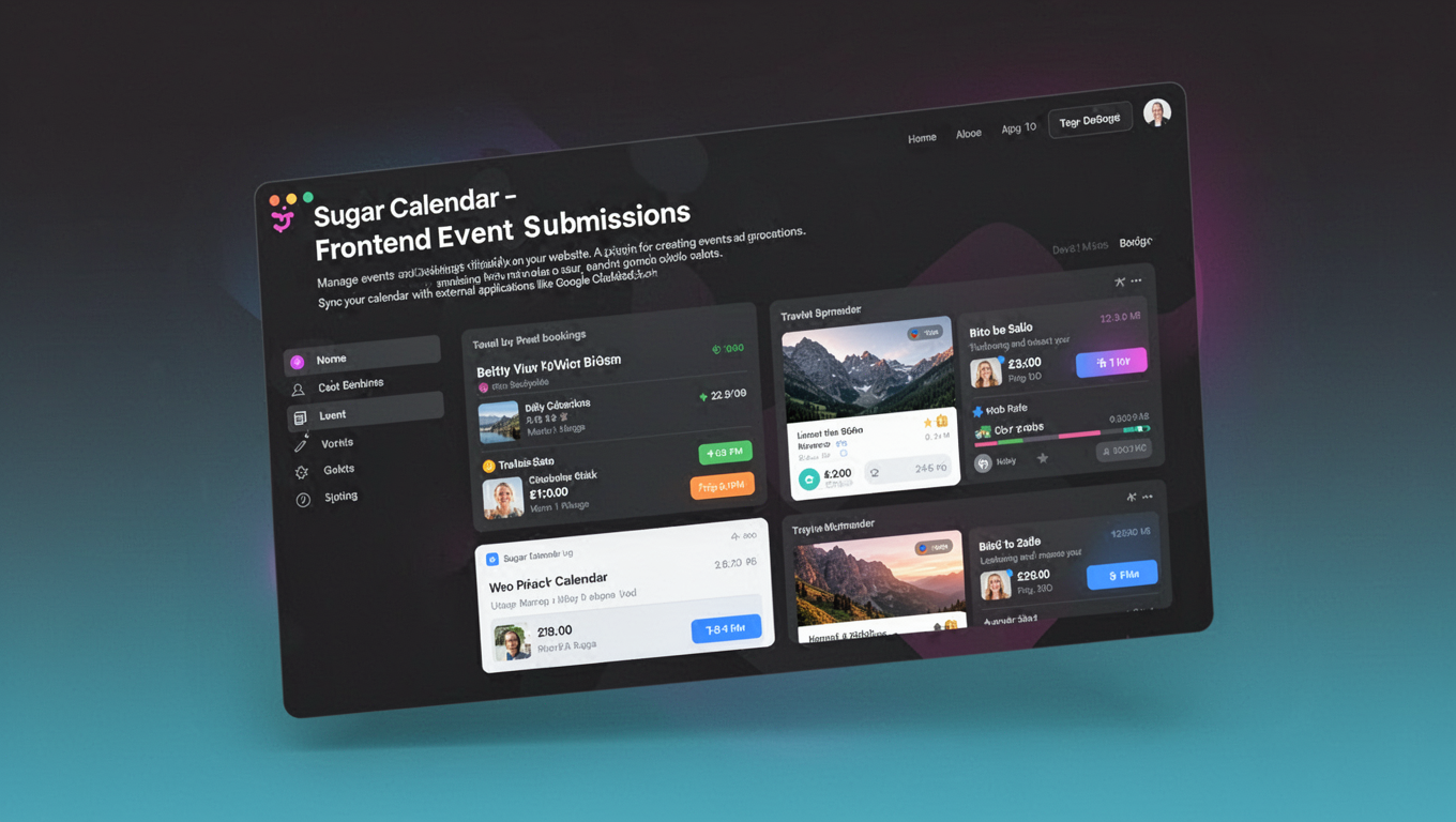Preview of Sugar Calendar - Frontend Event Submissions