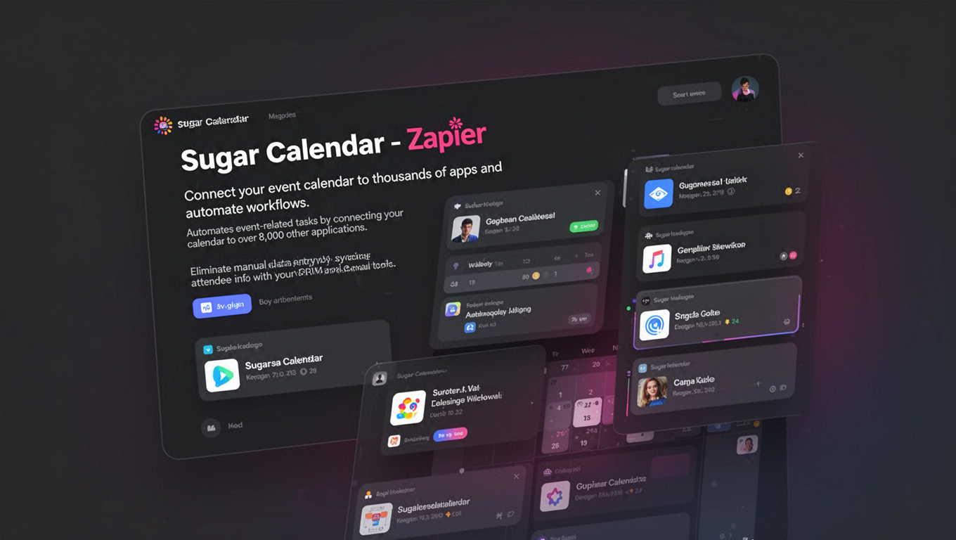 Preview of Sugar Calendar - Zapier