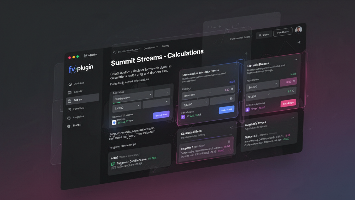 Preview of Summit Streams - Calculations