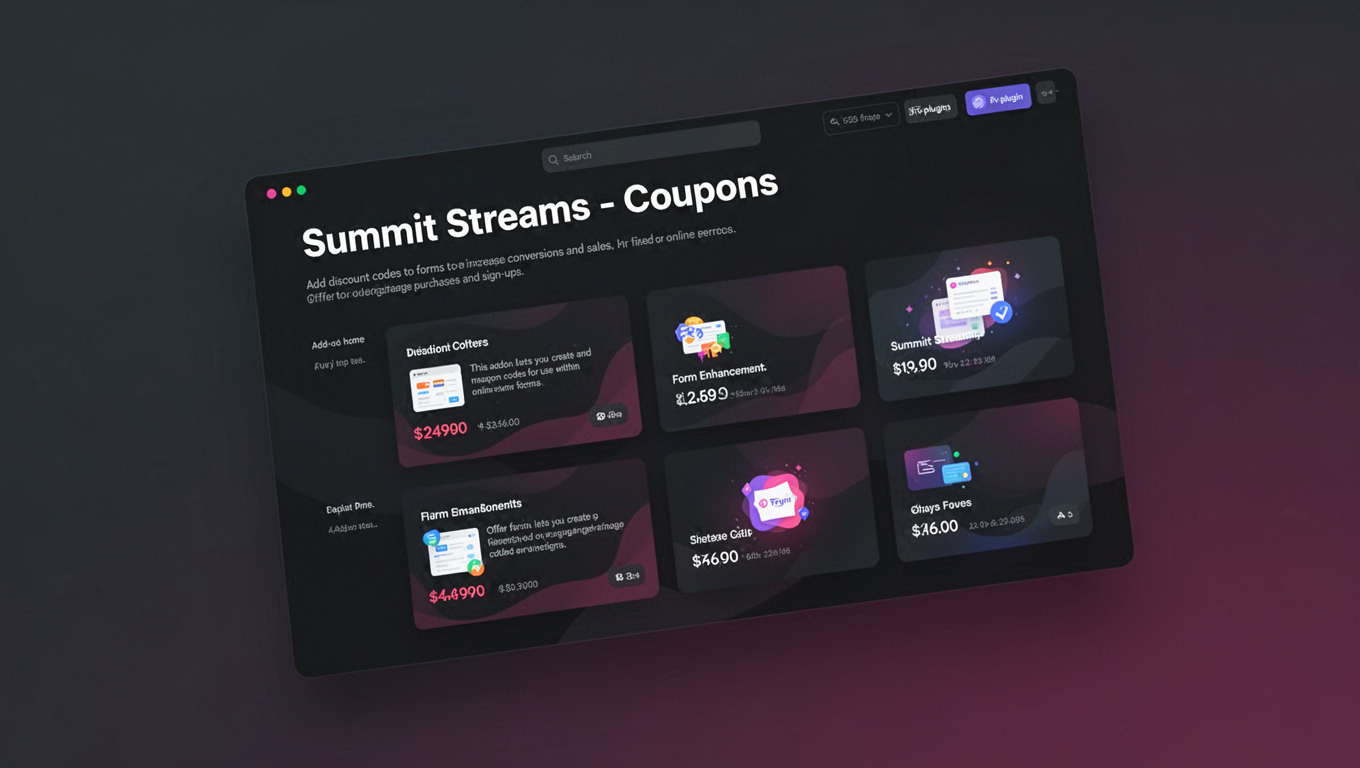 Preview of Summit Streams - Coupons