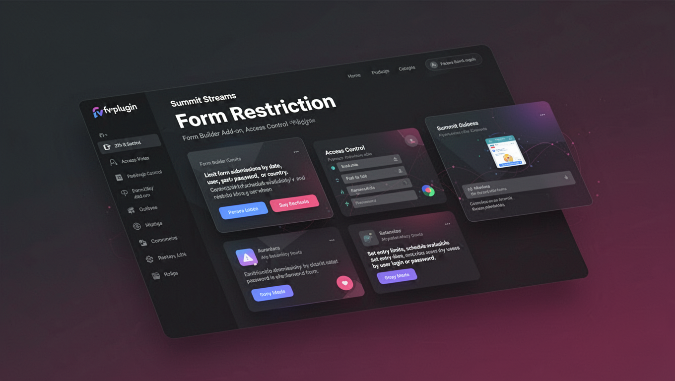 Preview of Summit Streams - Form Restriction