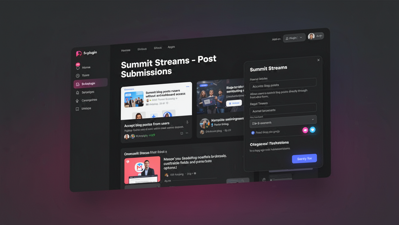 Preview of Summit Streams - Post Submissions