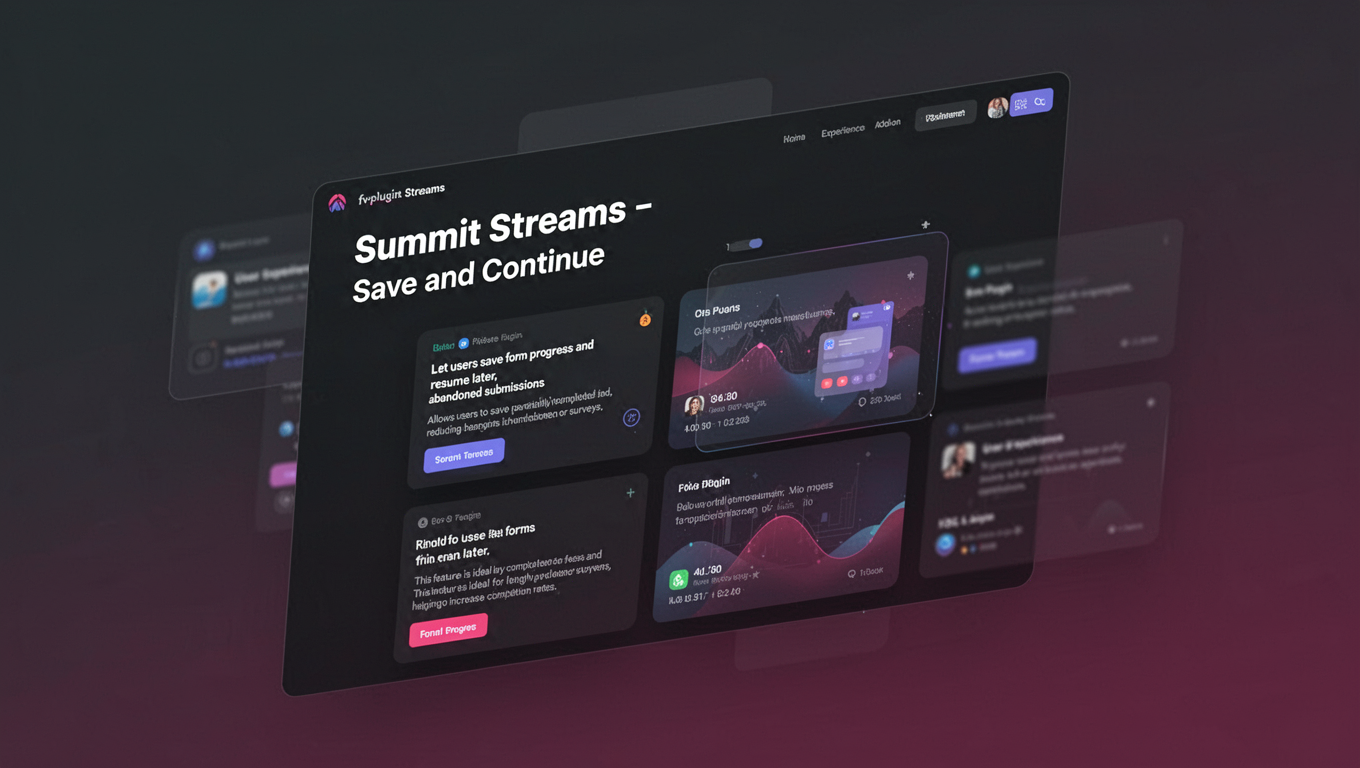 Preview of Summit Streams - Save and Continue