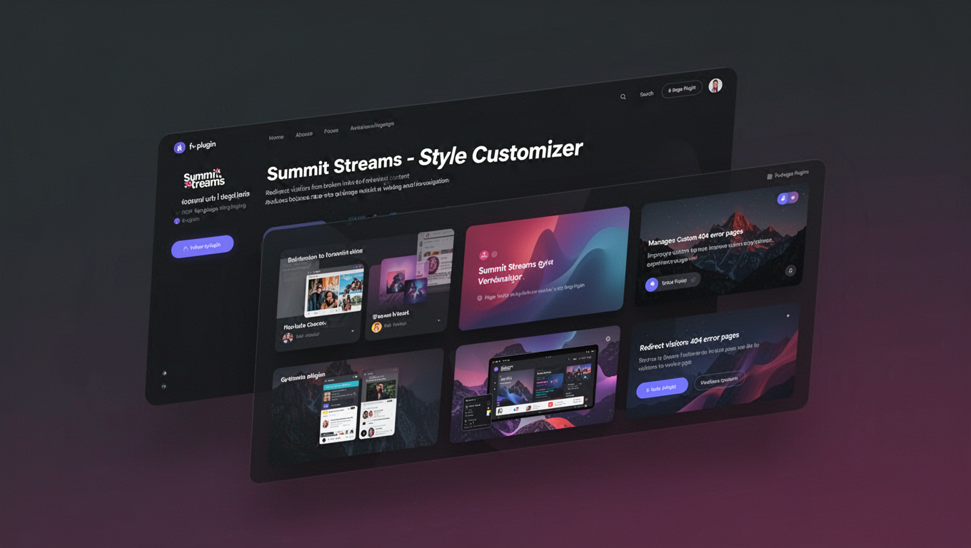 Preview of Summit Streams - Style Customizer