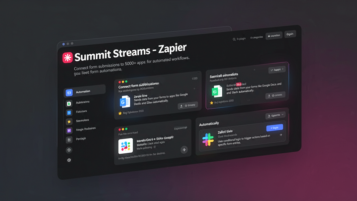 Preview of Summit Streams - Zapier