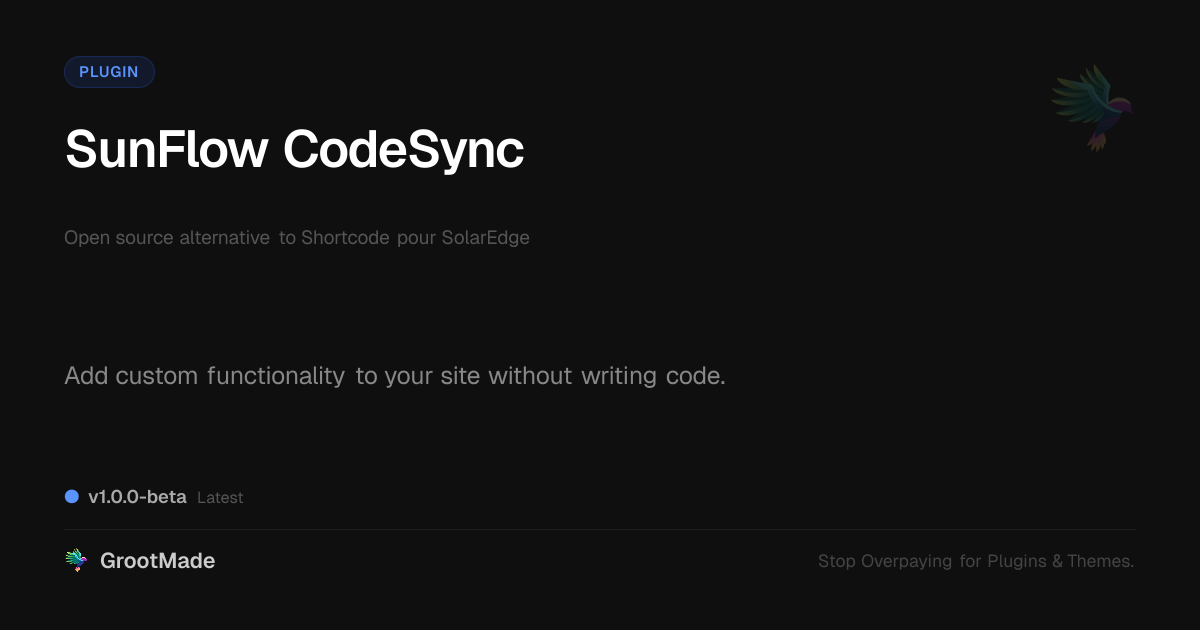 Preview of SunFlow CodeSync