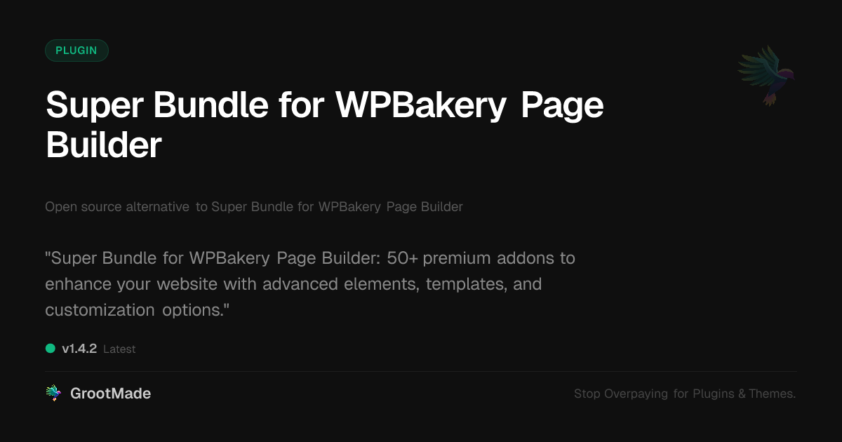Preview of Super Bundle for WPBakery Page Builder