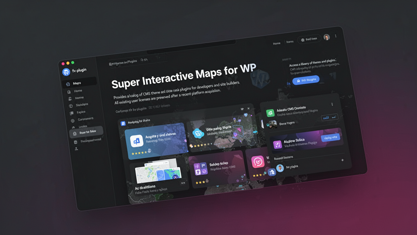 Preview of Super Interactive Maps for WP
