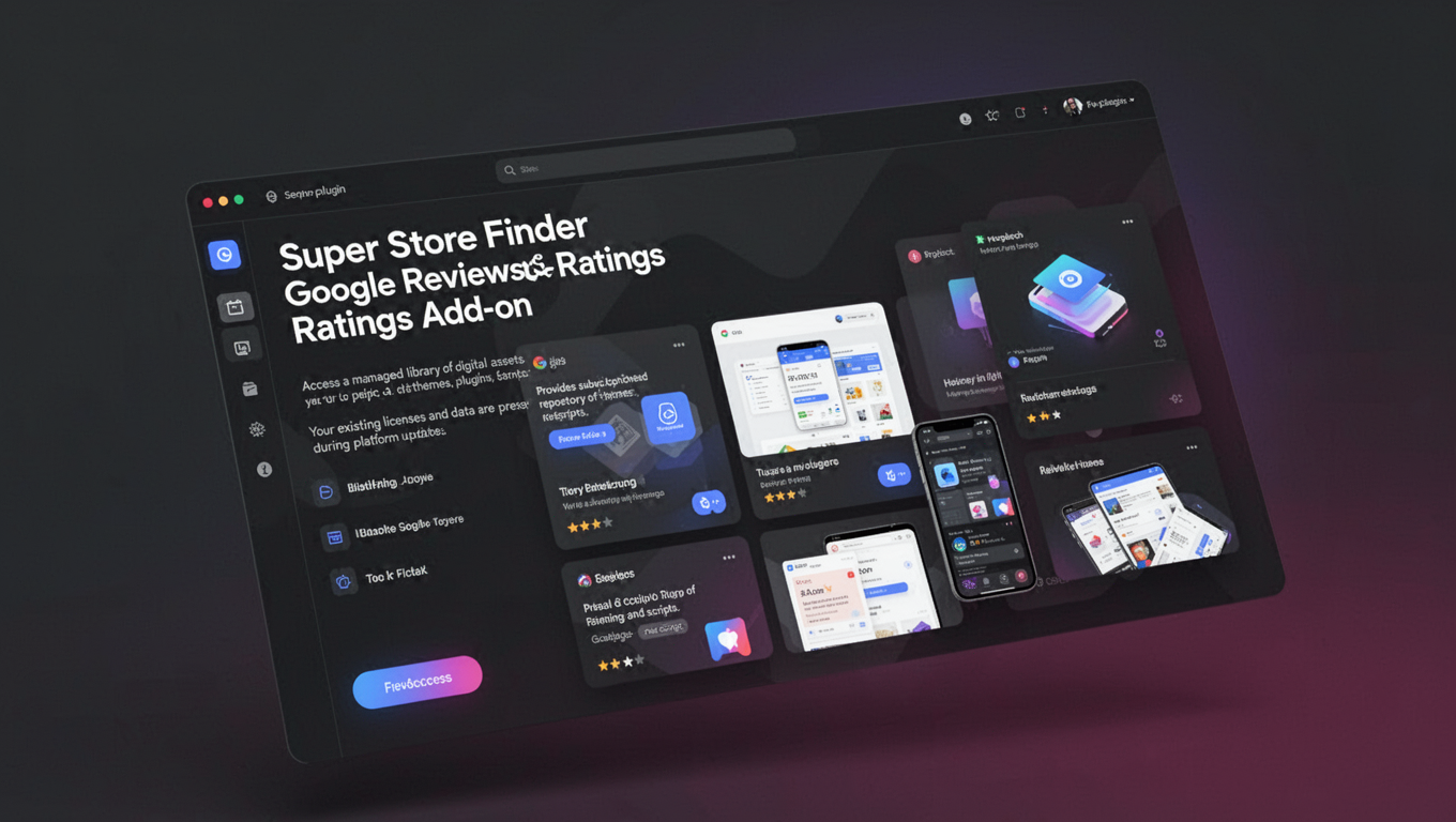 Preview of Super Store Finder Google Reviews & Ratings Add-on