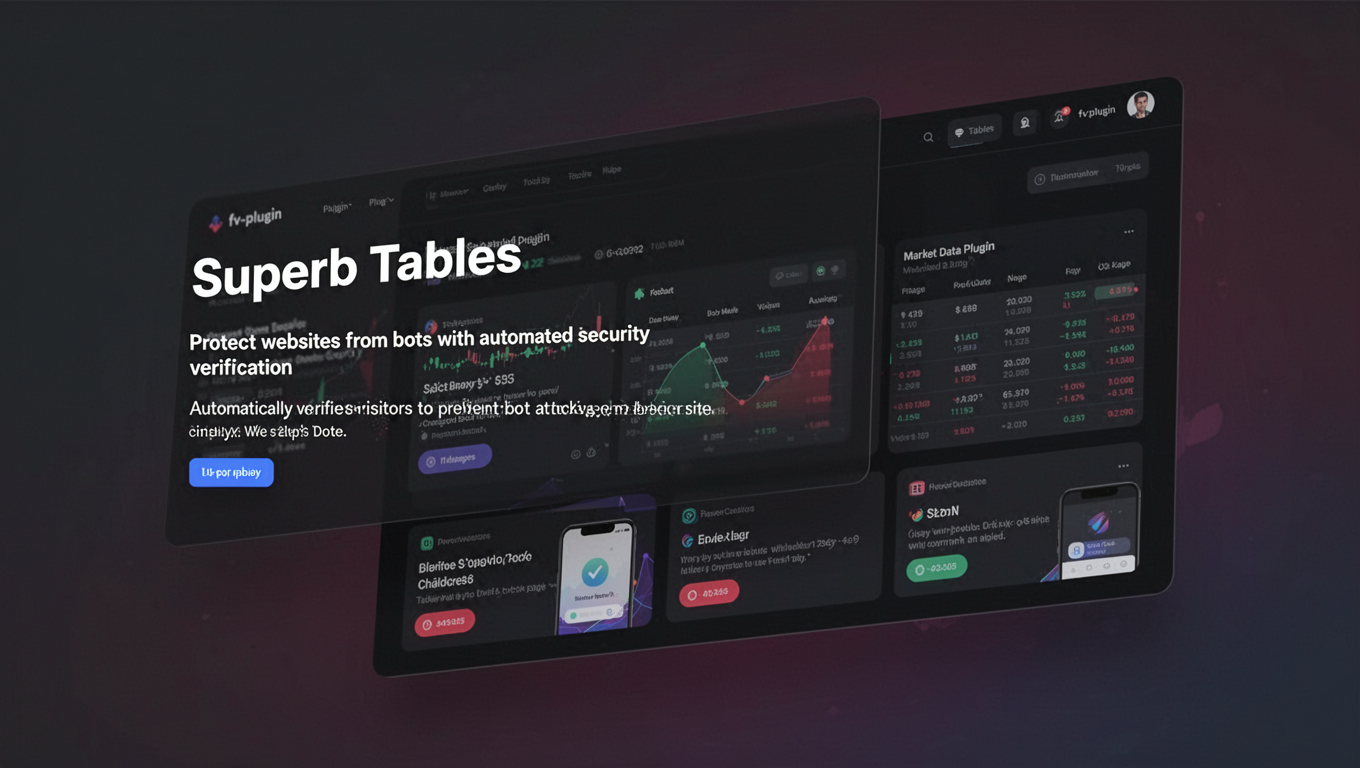 Preview of Superb Tables