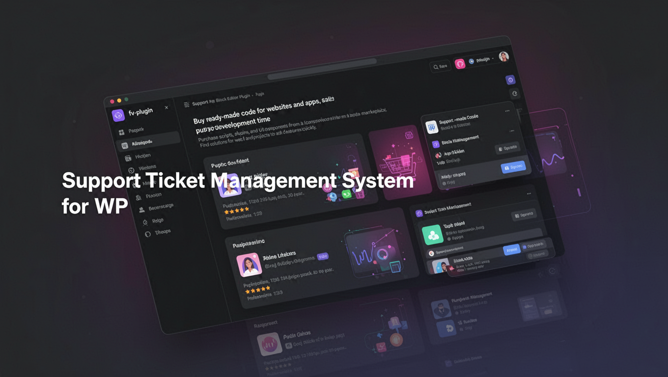 Preview of Support Ticket Management System for WP
