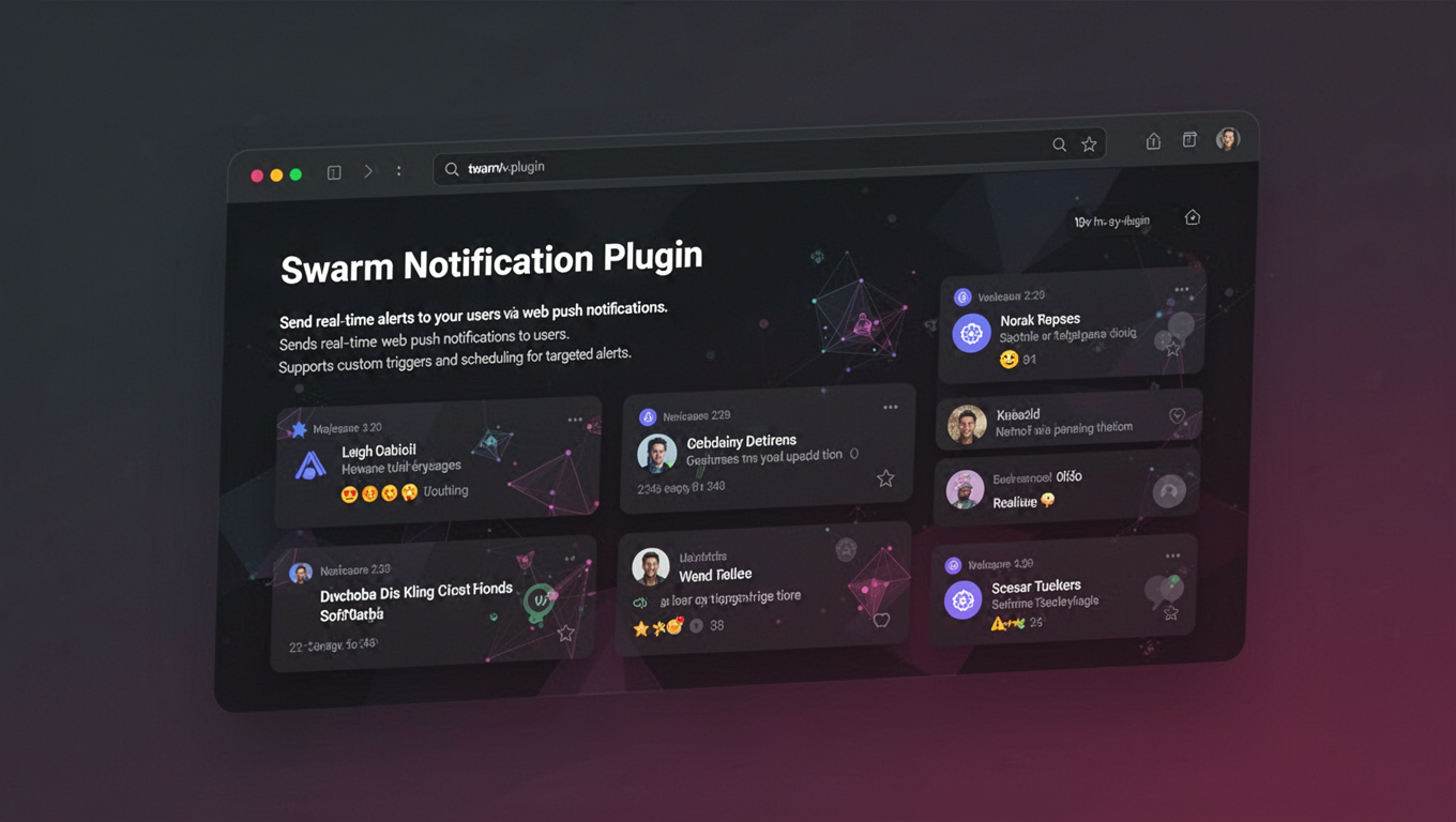 Preview of Swarm Notification Plugin