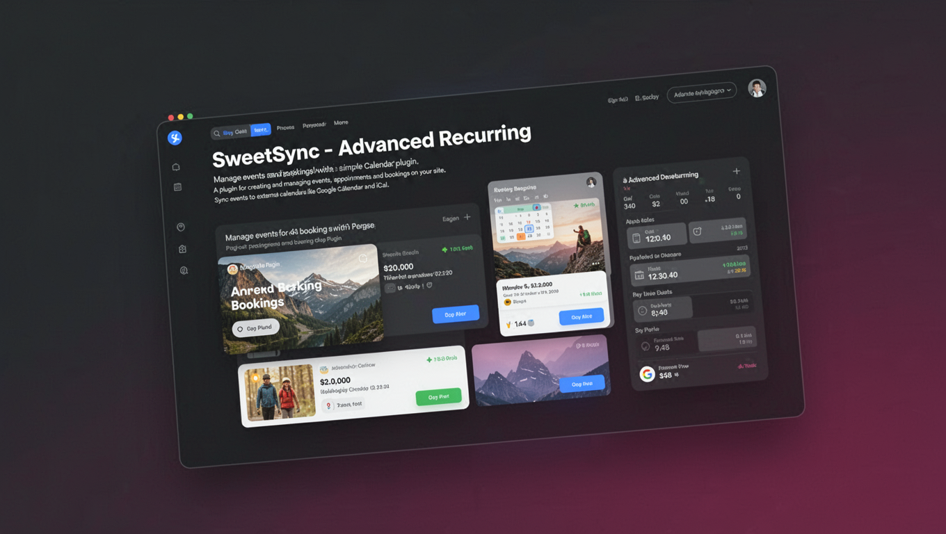 Preview of SweetSync - Advanced Recurring