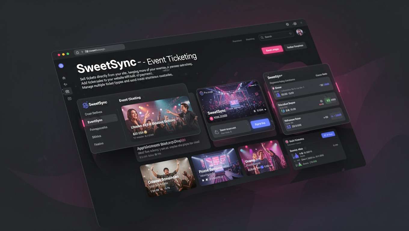 Preview of SweetSync - Event Ticketing