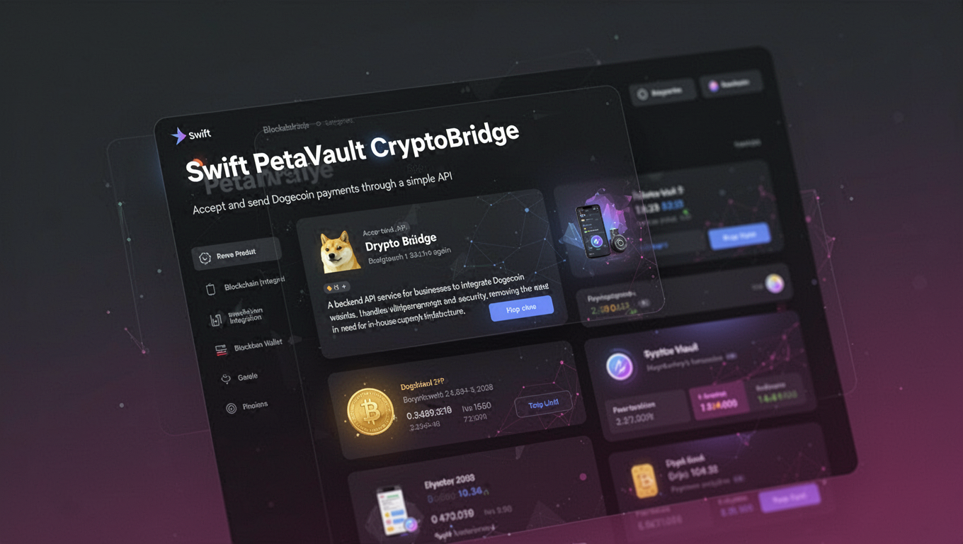 Preview of Swift PetaVault CryptoBridge