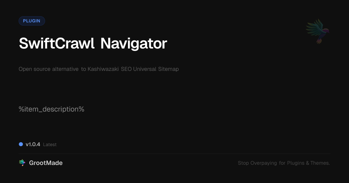 Preview of SwiftCrawl Navigator
