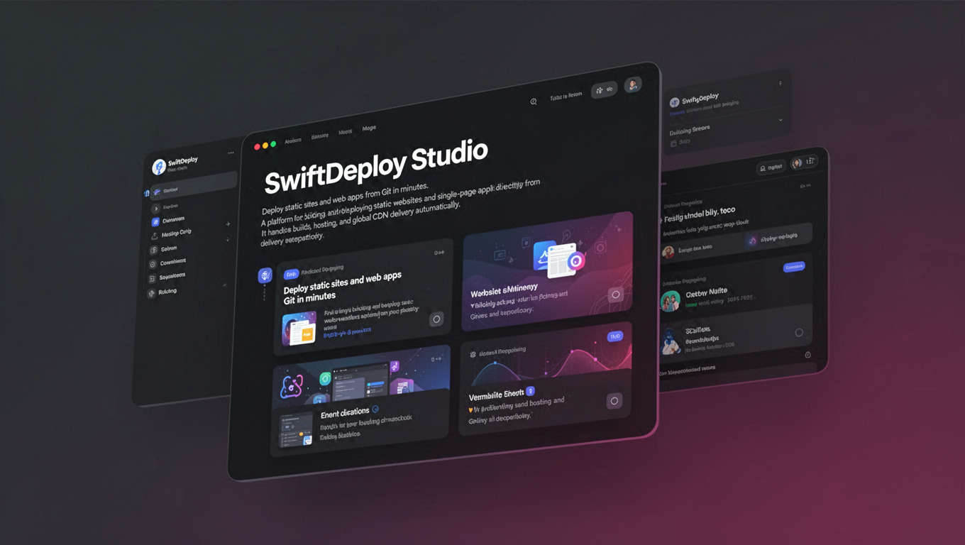 Preview of SwiftDeploy Studio