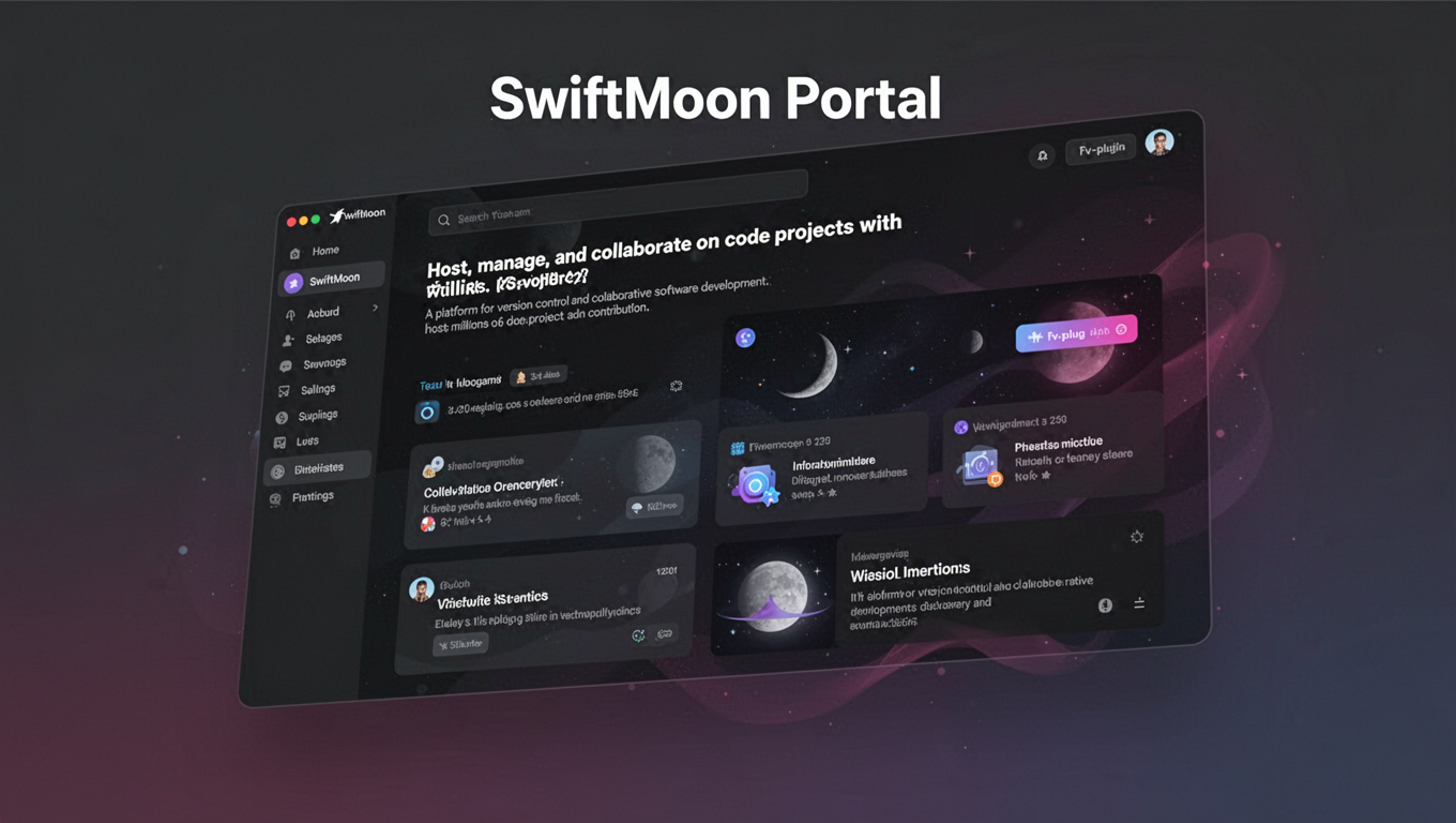 Preview of SwiftMoon Portal