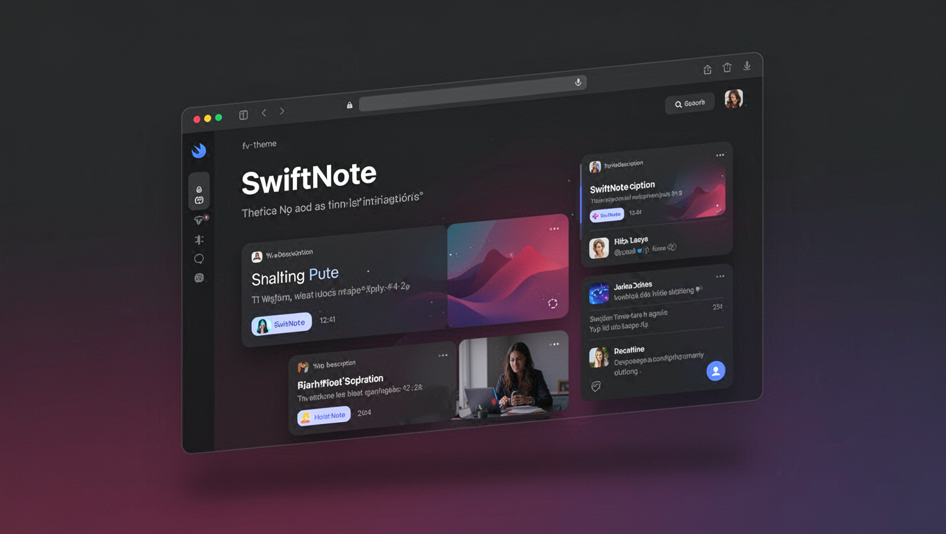 Preview of SwiftNote