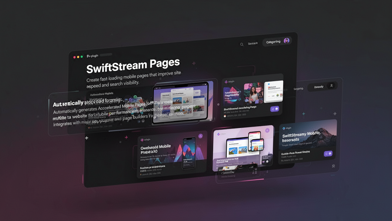 Preview of SwiftStream Pages