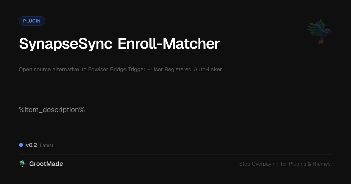 Preview of SynapseSync Enroll-Matcher