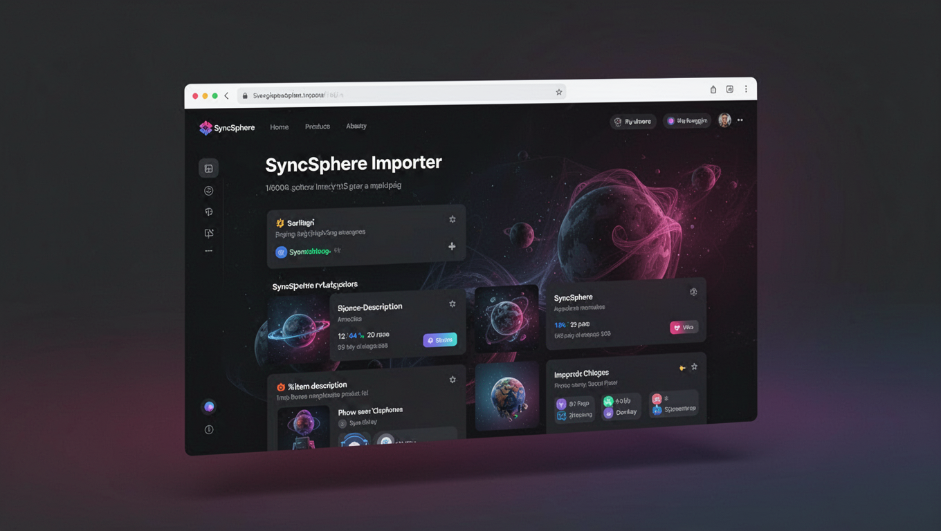Preview of SyncSphere Importer