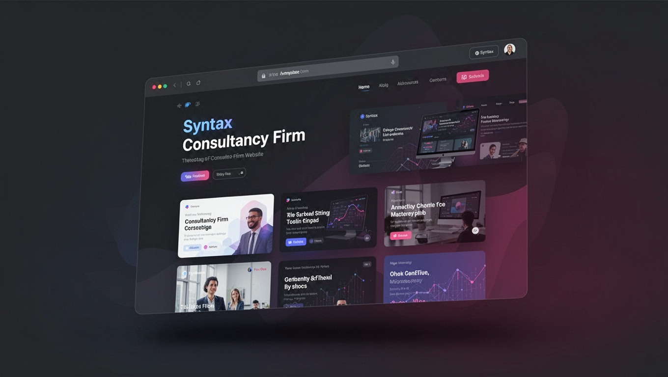 Preview of Syntax - Consultancy Firm Website