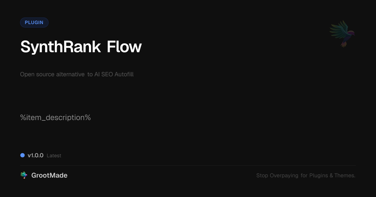 Preview of SynthRank Flow