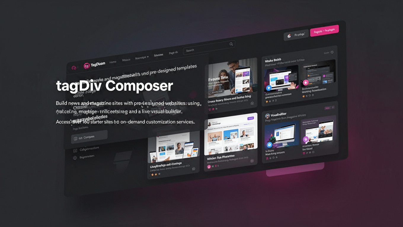 Preview of tagDiv Composer