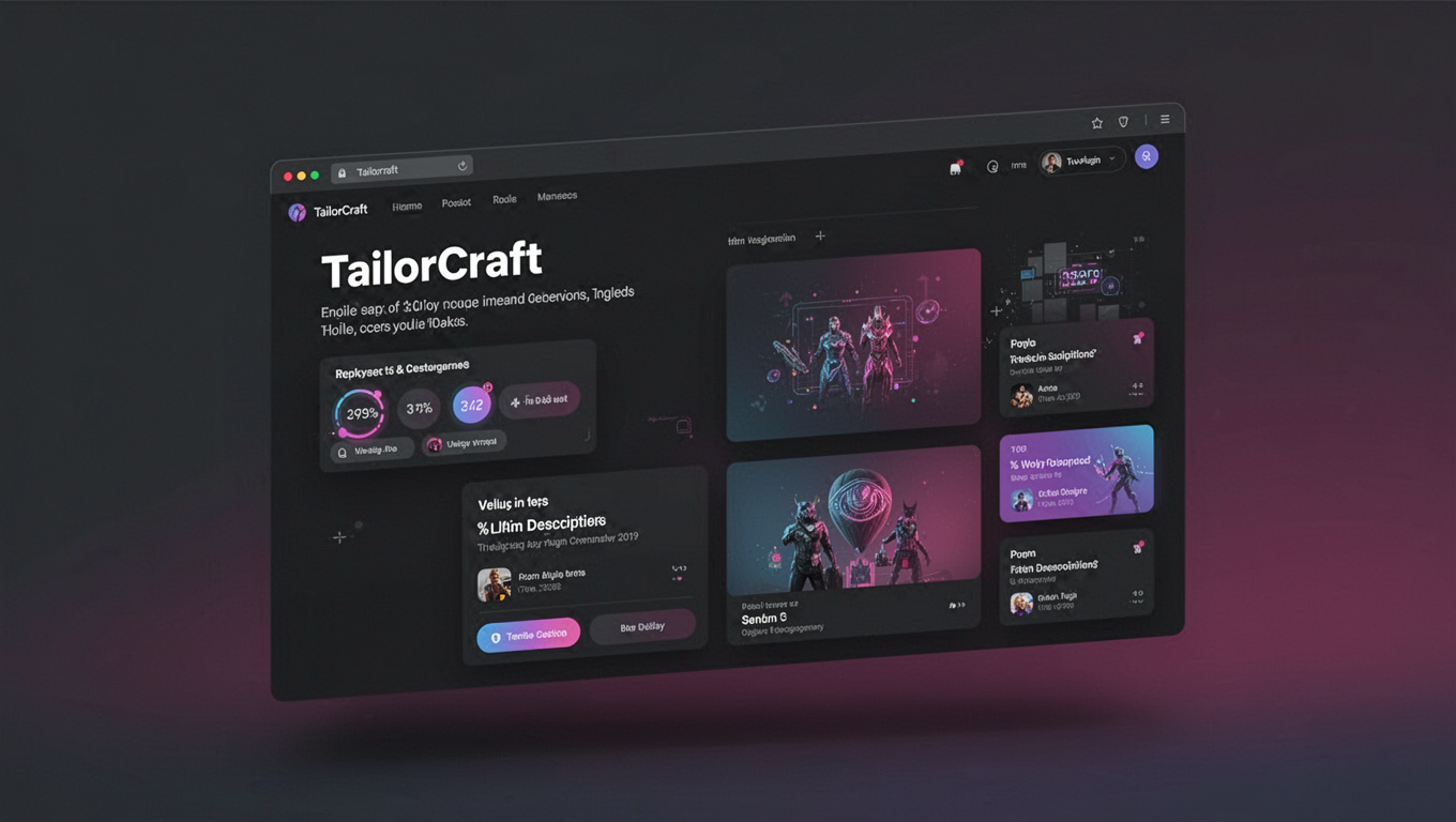 Preview of TailorCraft