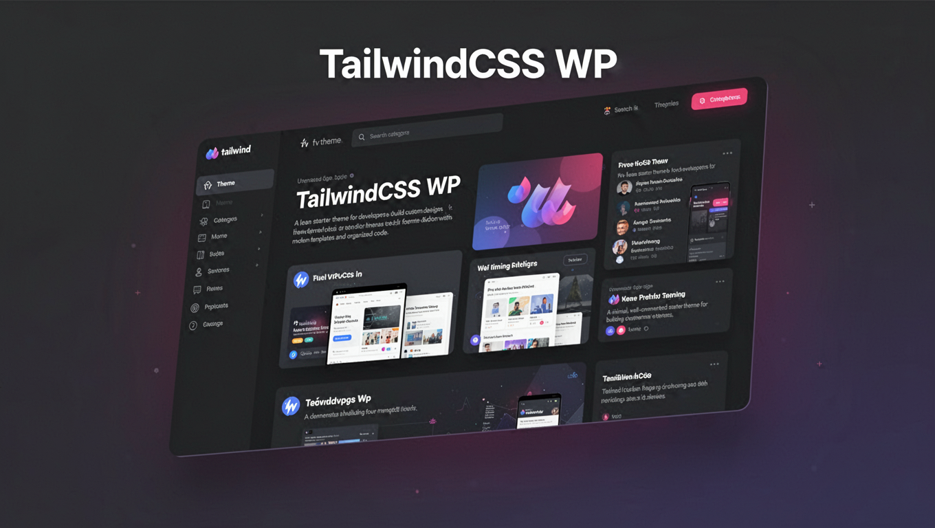 Preview of TailwindCSS WP