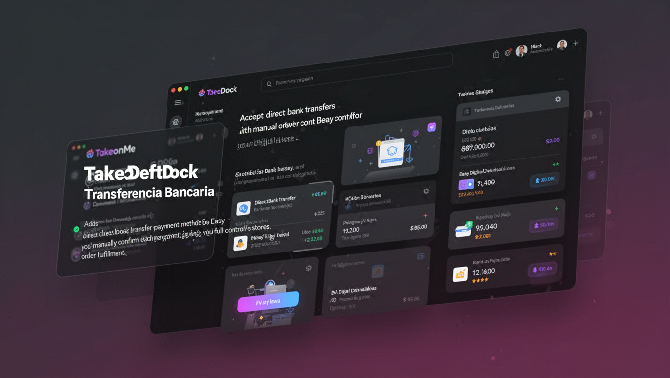 Preview of TakeonMe DeftDock Transferencia Bancaria