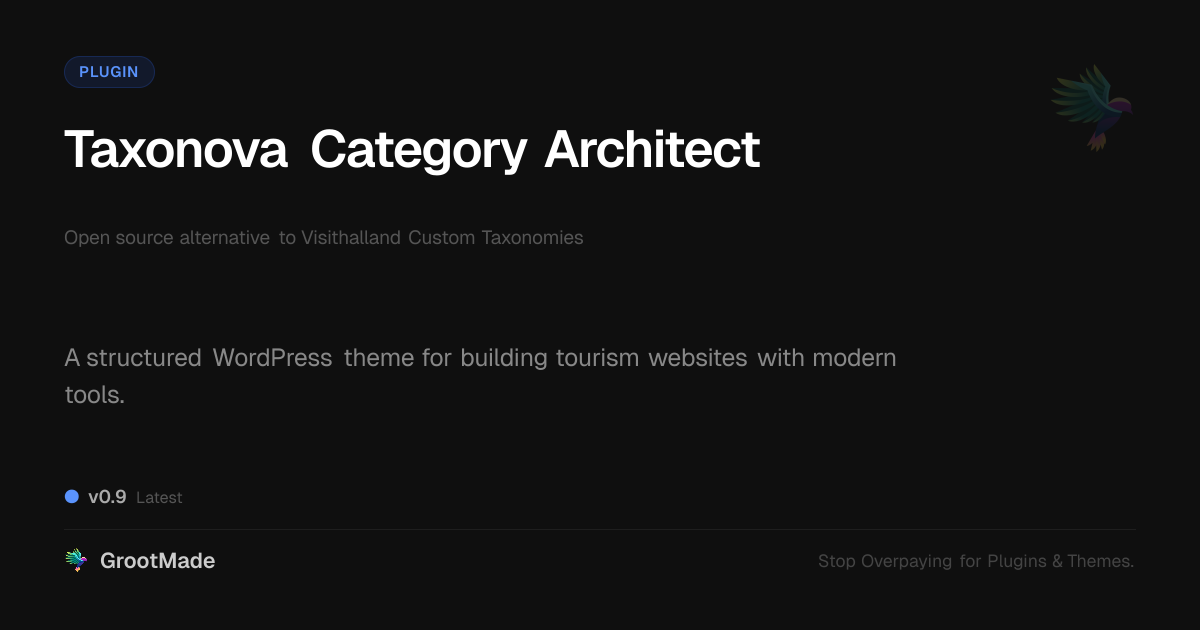 Preview of Taxonova Category Architect
