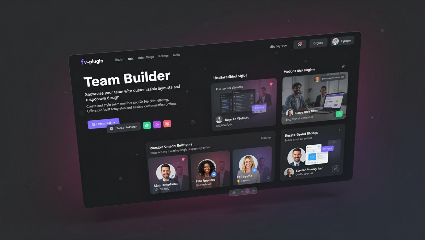 Preview of Team Builder