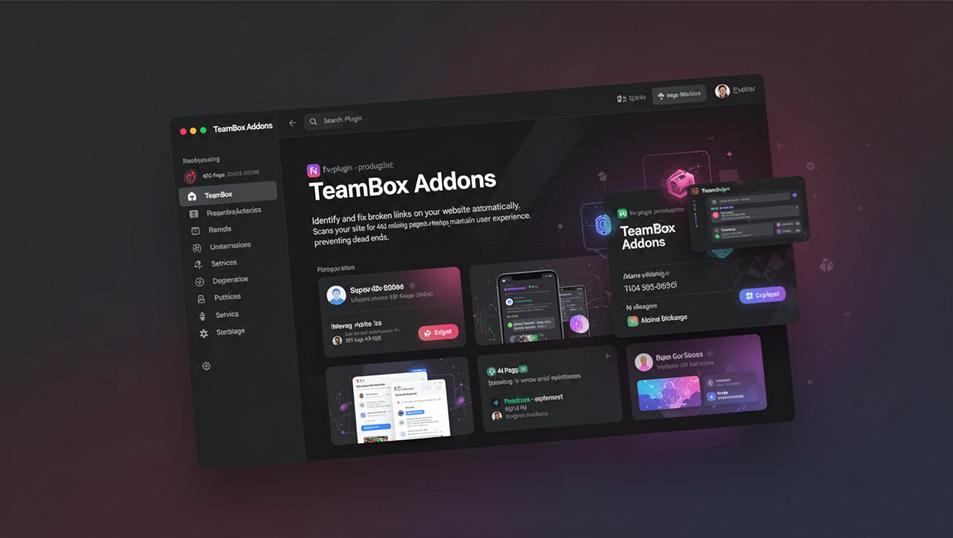 Preview of TeamBox Addons