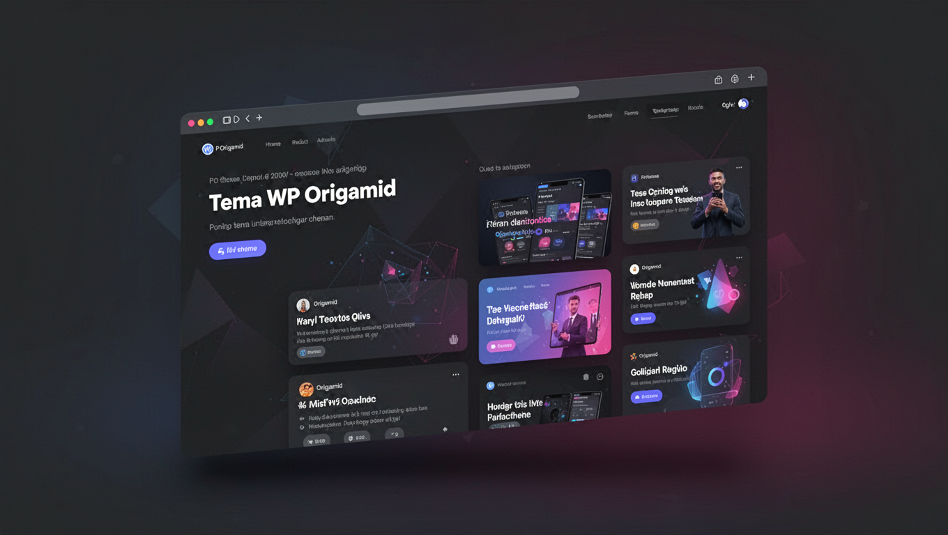 Preview of Tema WP Origamid