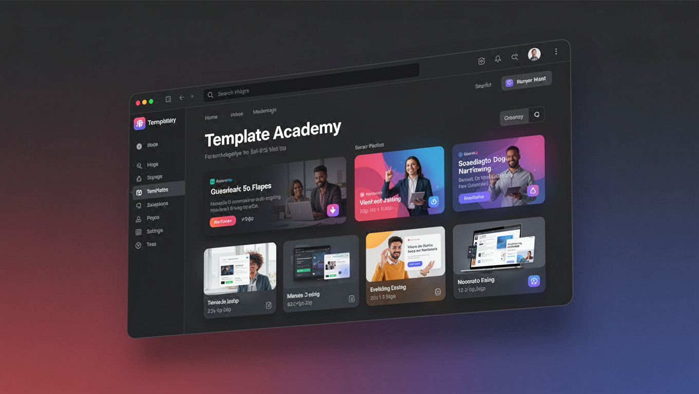 Preview of Template Academy