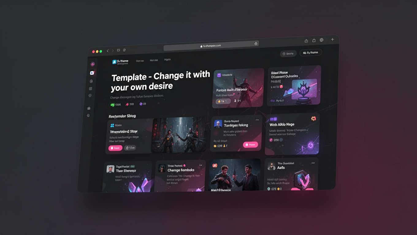 Preview of Template - Change it with your own desire