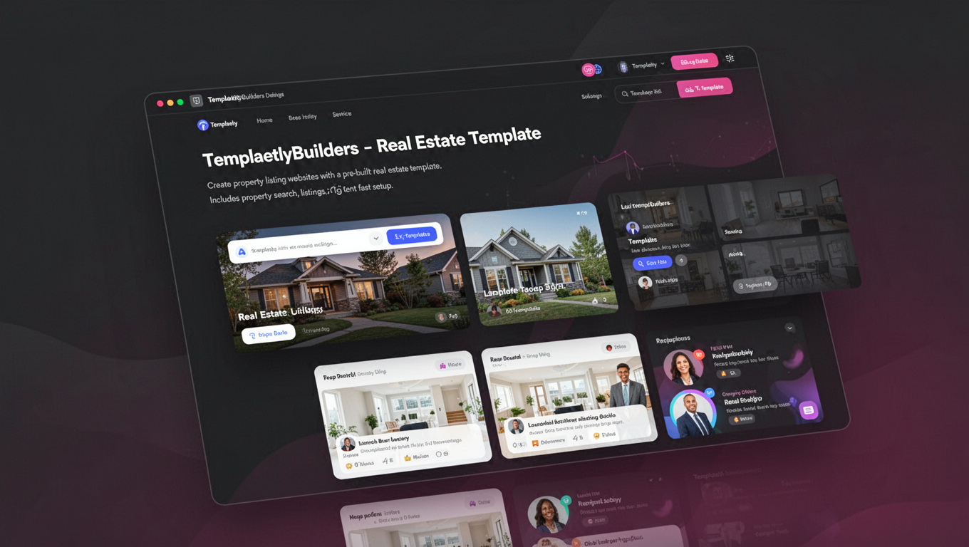 Preview of TemplatelyBuilders -  Real Estate Template
