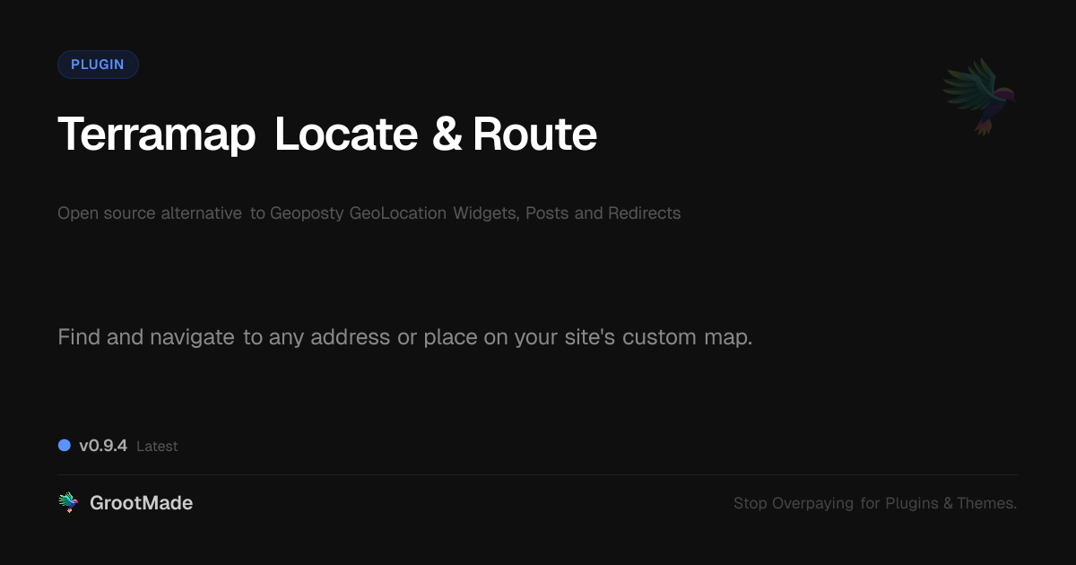 Preview of Terramap Locate & Route