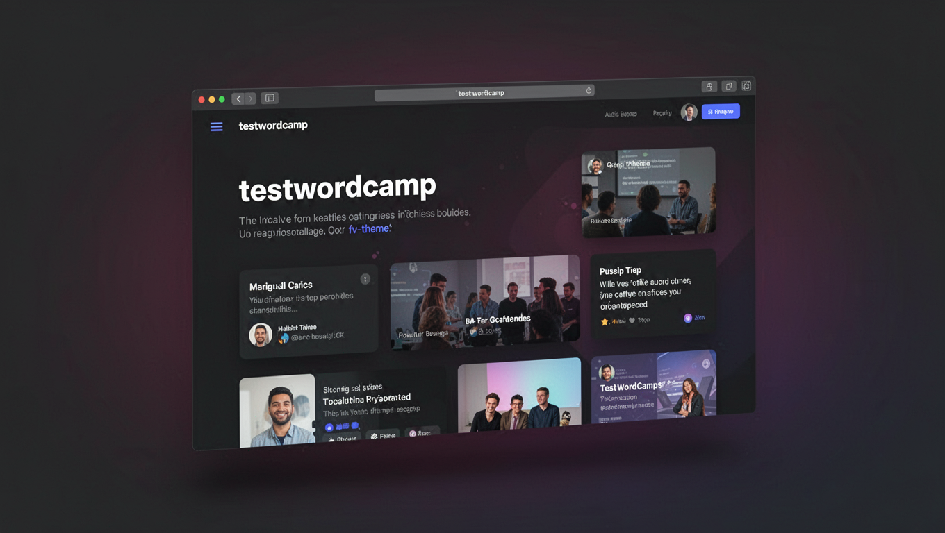 Preview of testwordcamp