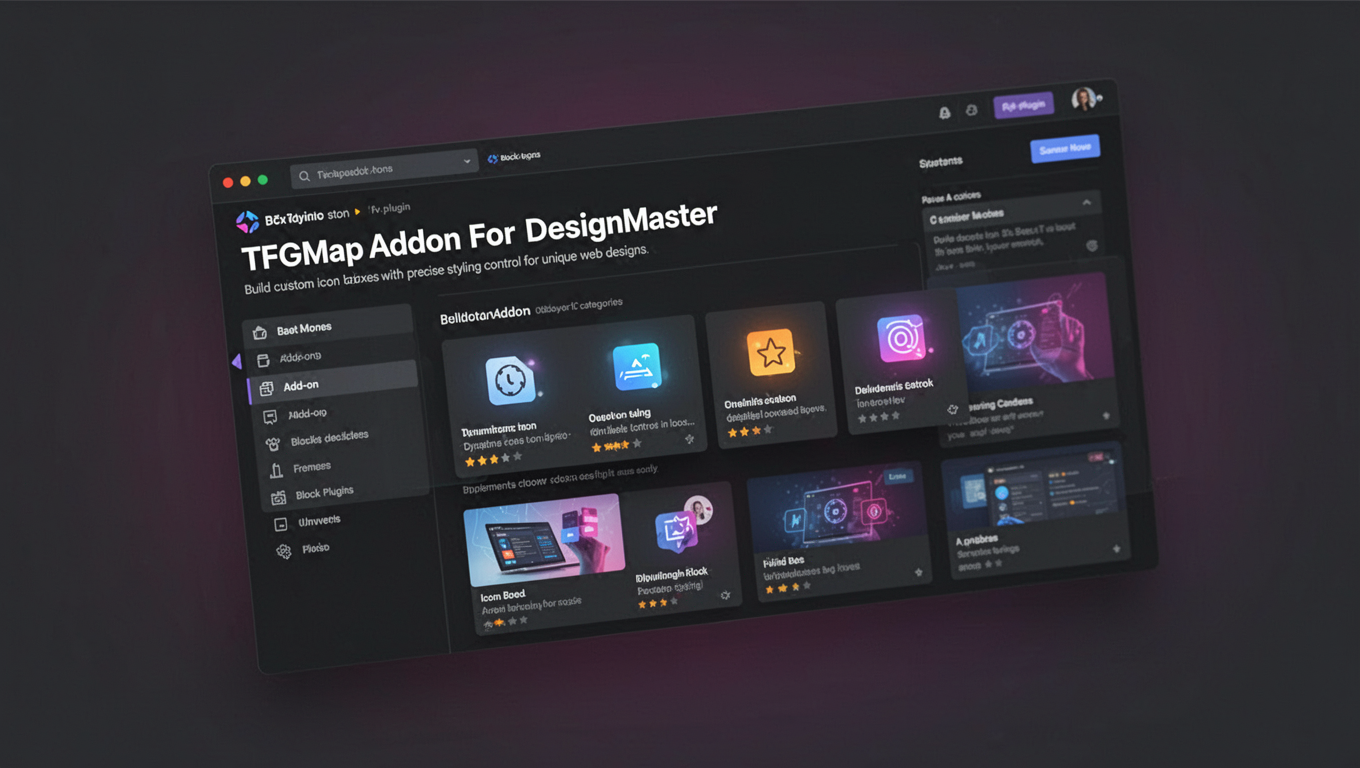 Preview of TFGMap Addon For DesignMaster